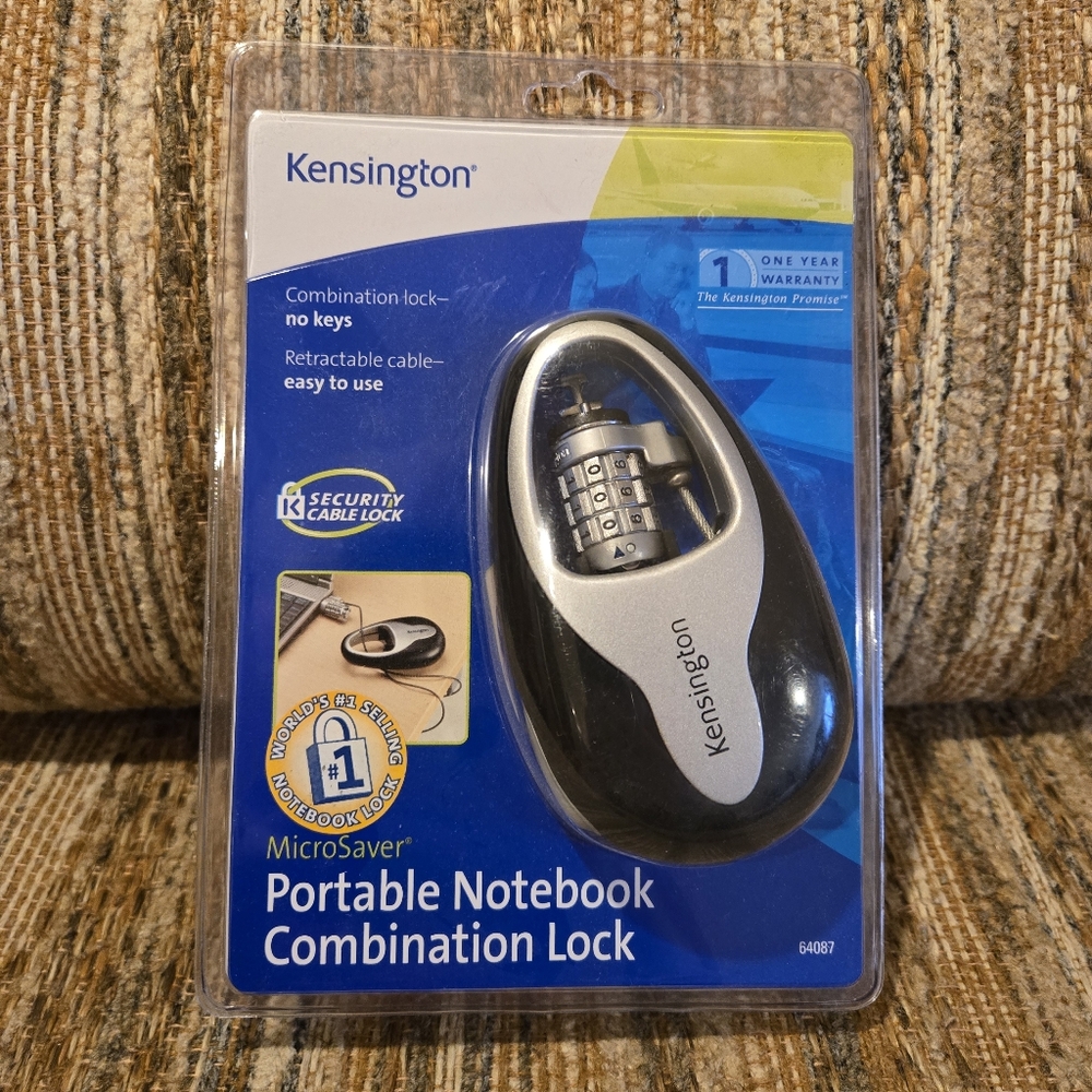 Portable Notebook Combination Lock - Picture 2 of 6
